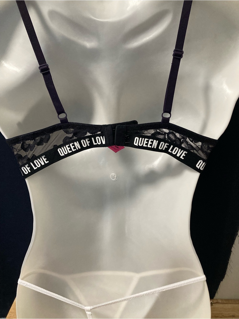 La Senza Remix Lightly Lined Balconette Bra 34A Queen of Love